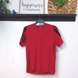 ❤️5/$25   Like New Adidas Dri Fit Mesh Sleeve Top Shirt